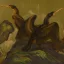 Vente par "Hôtel des ventes Giraudeau" du 29/06/2024 - Cormorans dans la tempête (lot n°67)